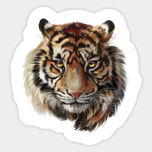 Wildlife head tiger Sticker